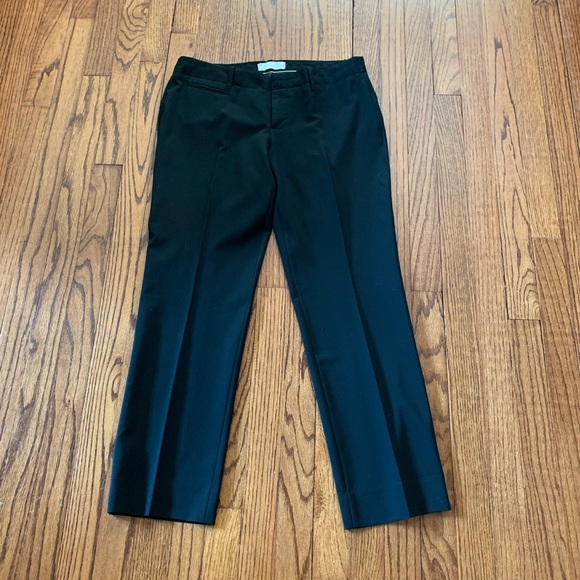 GAP Black Casual Pants Sz 6 Straight Leg - Picture 4 of 13